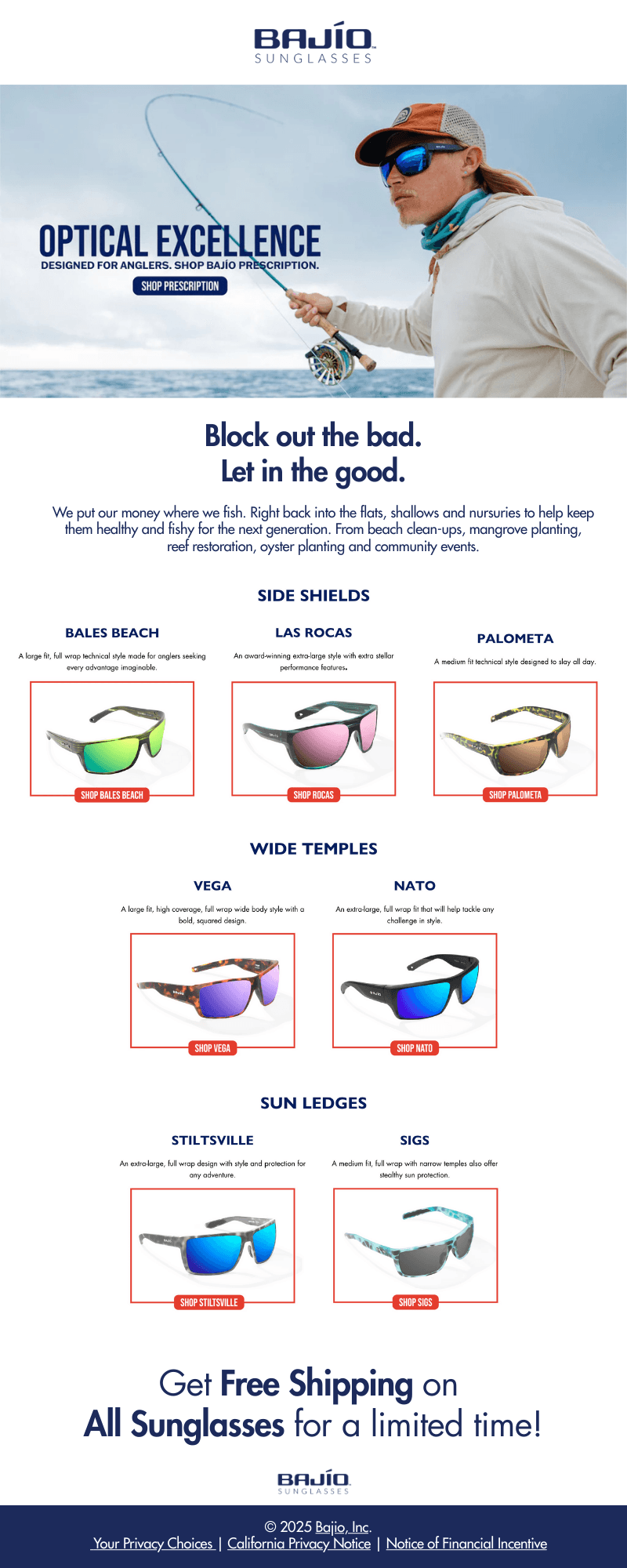 Bajio Sunglasses Collection